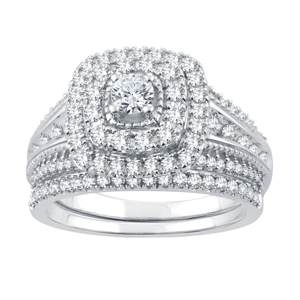 White Diamond 10K Gold